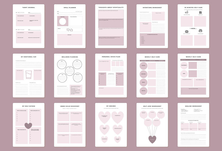 Ladystrategist Spirituality and Awakening Journal Canva Template instagram canva templates social media templates etsy free canva templates