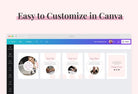 Ladystrategist Sugar Carousel Instagram Engagement Booster Canva Template instagram canva templates social media templates etsy free canva templates