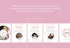 Ladystrategist Sugar Carousel Instagram Engagement Booster Canva Template instagram canva templates social media templates etsy free canva templates