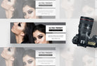 Ladystrategist Ultra Trendy Photo Facebook Cover for Photographers Editable Canva Template instagram canva templates social media templates etsy free canva templates
