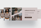 Ladystrategist Urban Style Co Studio Facebook Cover for Photographers Editable Canva Template instagram canva templates social media templates etsy free canva templates