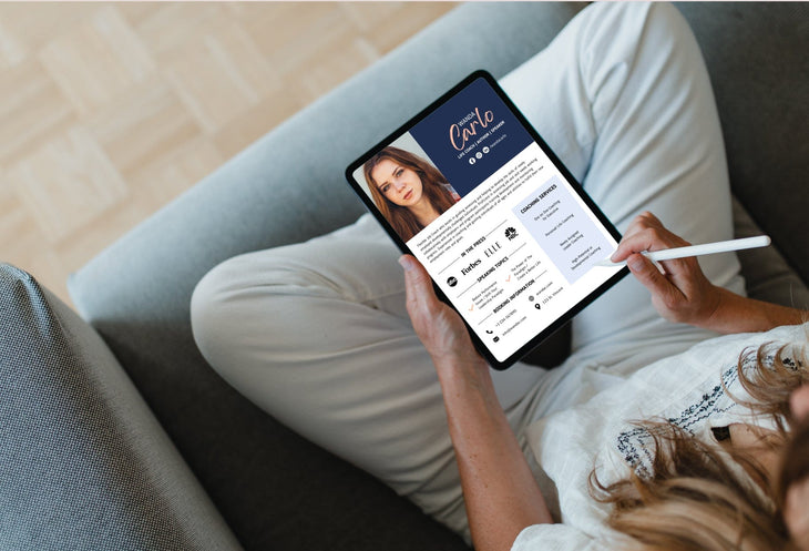 Ladystrategist Wanda Speaker One-Sheet Canva Template instagram canva templates social media templates etsy free canva templates