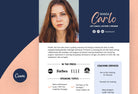 Ladystrategist Wanda Speaker One-Sheet Canva Template instagram canva templates social media templates etsy free canva templates