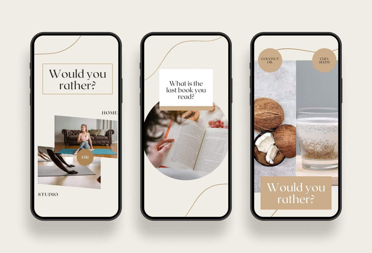 Ladystrategist Wellness Coach - 97 Done-for-You Wellness Instagram Stories - Fully Editable Canva Templates instagram canva templates social media templates etsy free canva templates