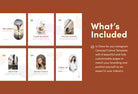 Ladystrategist Willow Educational 6-Page Carousel Canva Template instagram canva templates social media templates etsy free canva templates