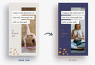 Ladystrategist YOGA Boho - 97 Done-for-You Yoga Instagram Stories - Fully Editable Canva Templates instagram canva templates social media templates etsy free canva templates