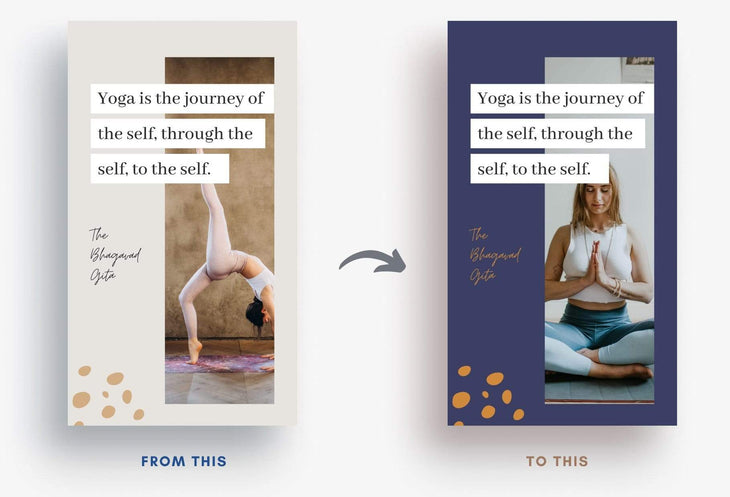 Ladystrategist YOGA Boho - 97 Done-for-You Yoga Instagram Stories - Fully Editable Canva Templates instagram canva templates social media templates etsy free canva templates