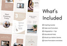 Ladystrategist YOGA Elegant - 97 Done-for-You Yoga Instagram Stories - Fully Editable Canva Templates instagram canva templates social media templates etsy free canva templates