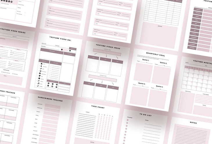 Ladystrategist Youtube Planner Canva Template instagram canva templates social media templates etsy free canva templates